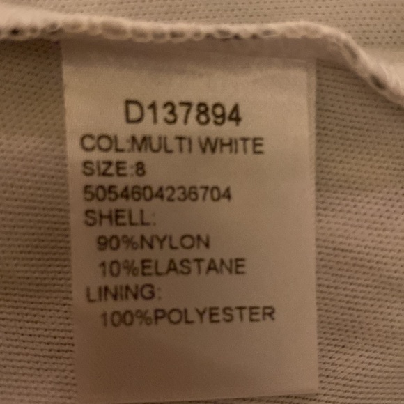 Papillon V-Neck Sleeveless Summer Dress with full lace overlay - Picture 7 of 8